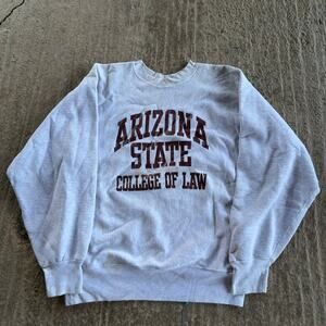 VINTAGE 90S CHAMPION ARIZONA STATE LAW SCHOOL REVERSE WEAVE CREWNECK FIT MENS XL